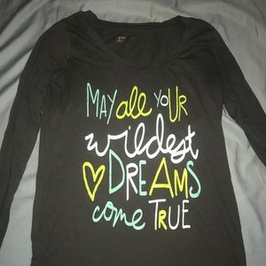 Long sleeve casual T-shirt